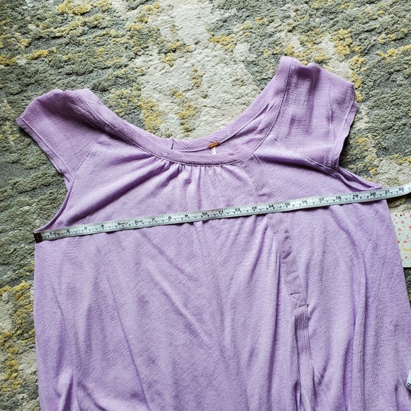 Free People Keep it Casual Tee in Lilac Fields - Picture 10 of 14